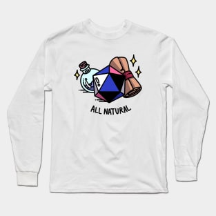 All Natural Gender fluid DnD D20 Long Sleeve T-Shirt